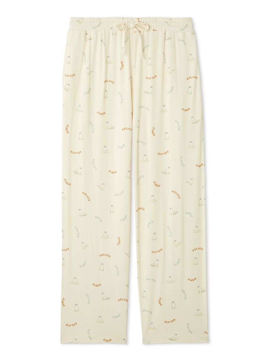 HOMME】TRICK GHOST柄 ロングパンツ(ロングパンツ)｜ルームウェア