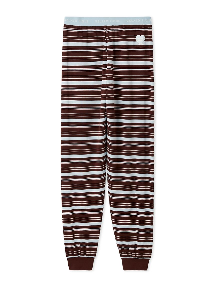 HOMME】レーヨンマルチボーダーロングパンツ(ロングパンツ)｜ルーム