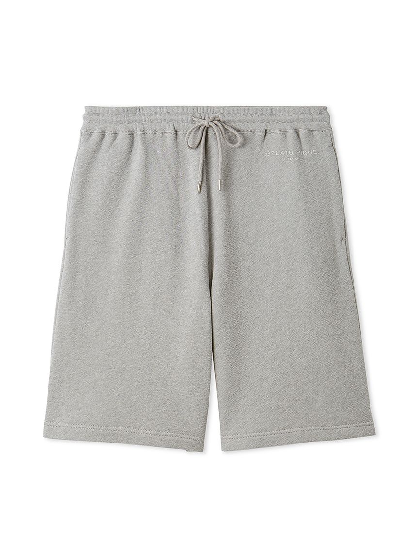 【ONLINE限定】【HOMME】コットン裏毛ハーフパンツ(GRY-M)