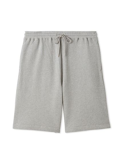 【ONLINE限定】【HOMME】コットン裏毛ハーフパンツ(GRY-M)