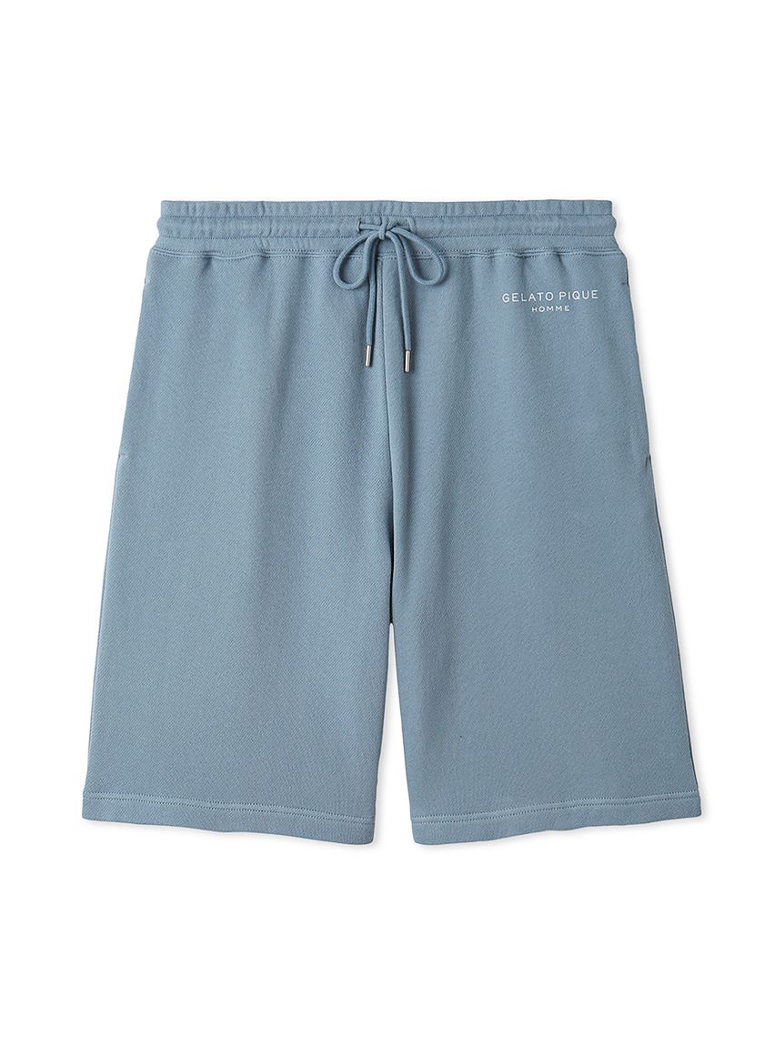 【ONLINE限定】【HOMME】コットン裏毛ハーフパンツ(BLU-M)