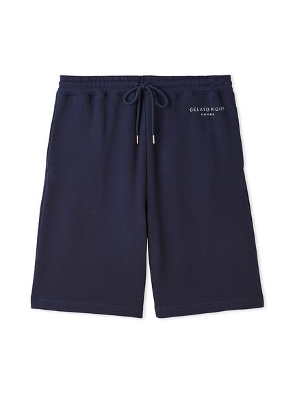 【ONLINE限定】【HOMME】コットン裏毛ハーフパンツ(NVY-M)