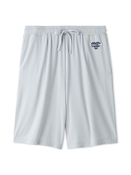 HOMME】【接触冷感】ハートロゴハーフパンツ(ハーフパンツ)｜ルーム