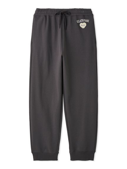 【HOMME】ロゴ裏毛プルオーバー＆ロングパンツSET HOMME】【抗菌防臭】ハートロゴ裏毛ロングパンツ(ロングパンツ