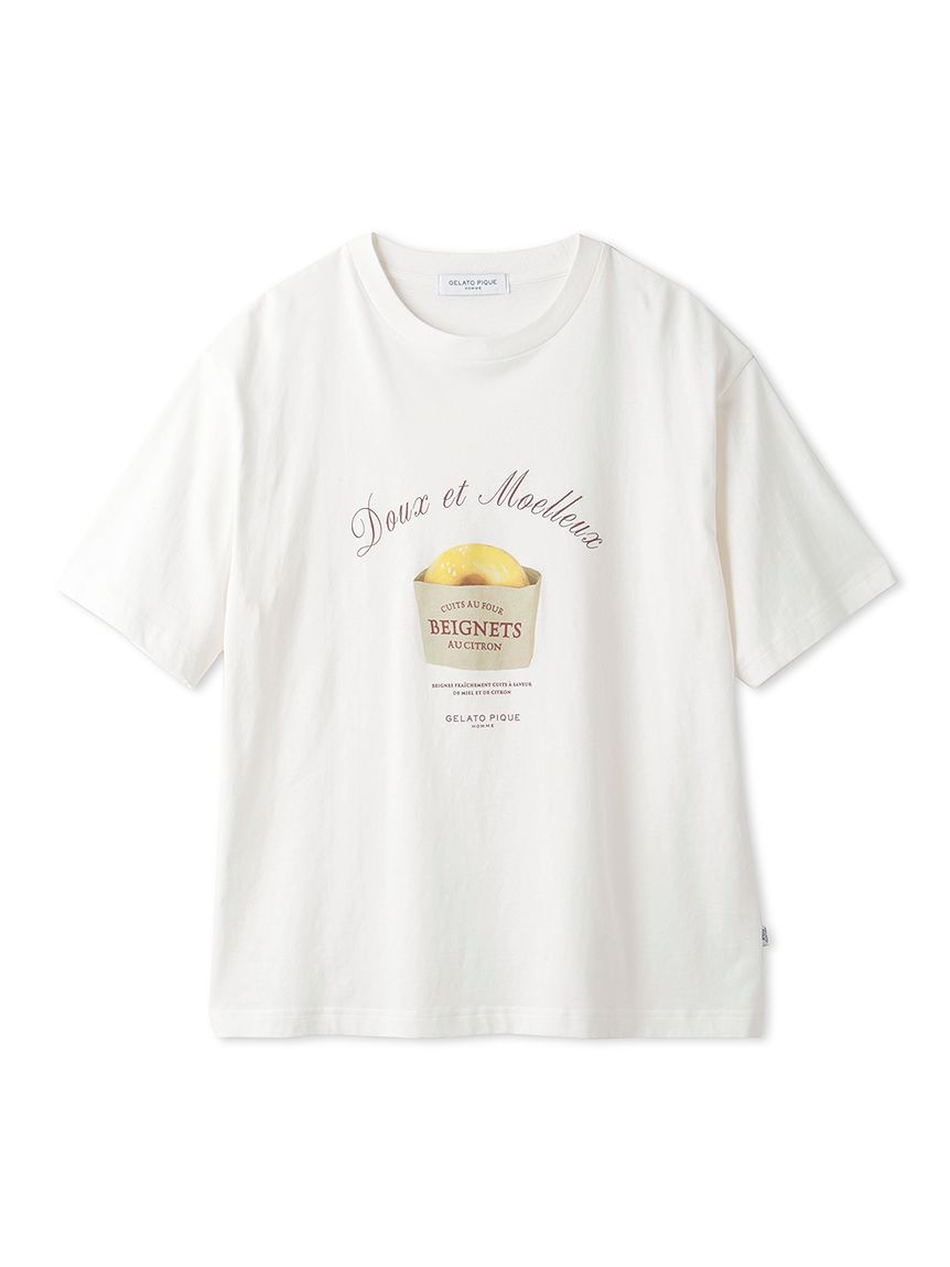 【HOMME】ドーナツワンポイントTシャツ(OWHT-M)
