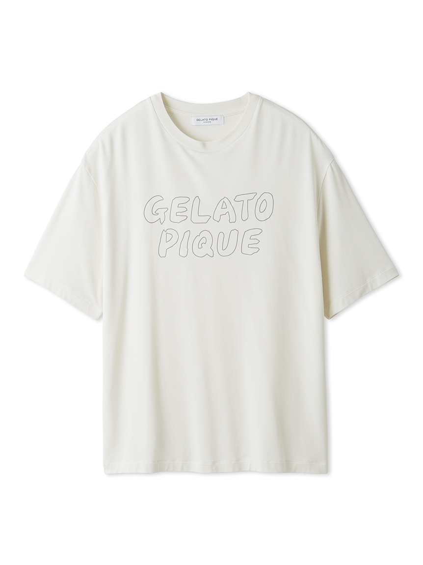 HOMME】レーヨンロゴTシャツ(カットソー・Tシャツ)｜ルームウェア・パジャマ通販のgelatopique（ジェラートピケ）公式サイト