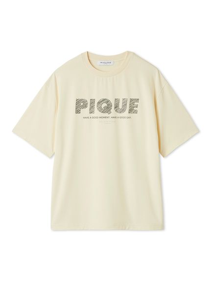 HOMME】【接触冷感】ファンクションピケロゴTシャツ(カットソー