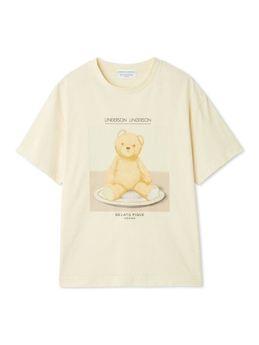 UNDERSON UNDERSON】【HOMME】ベアプリントプルオーバー