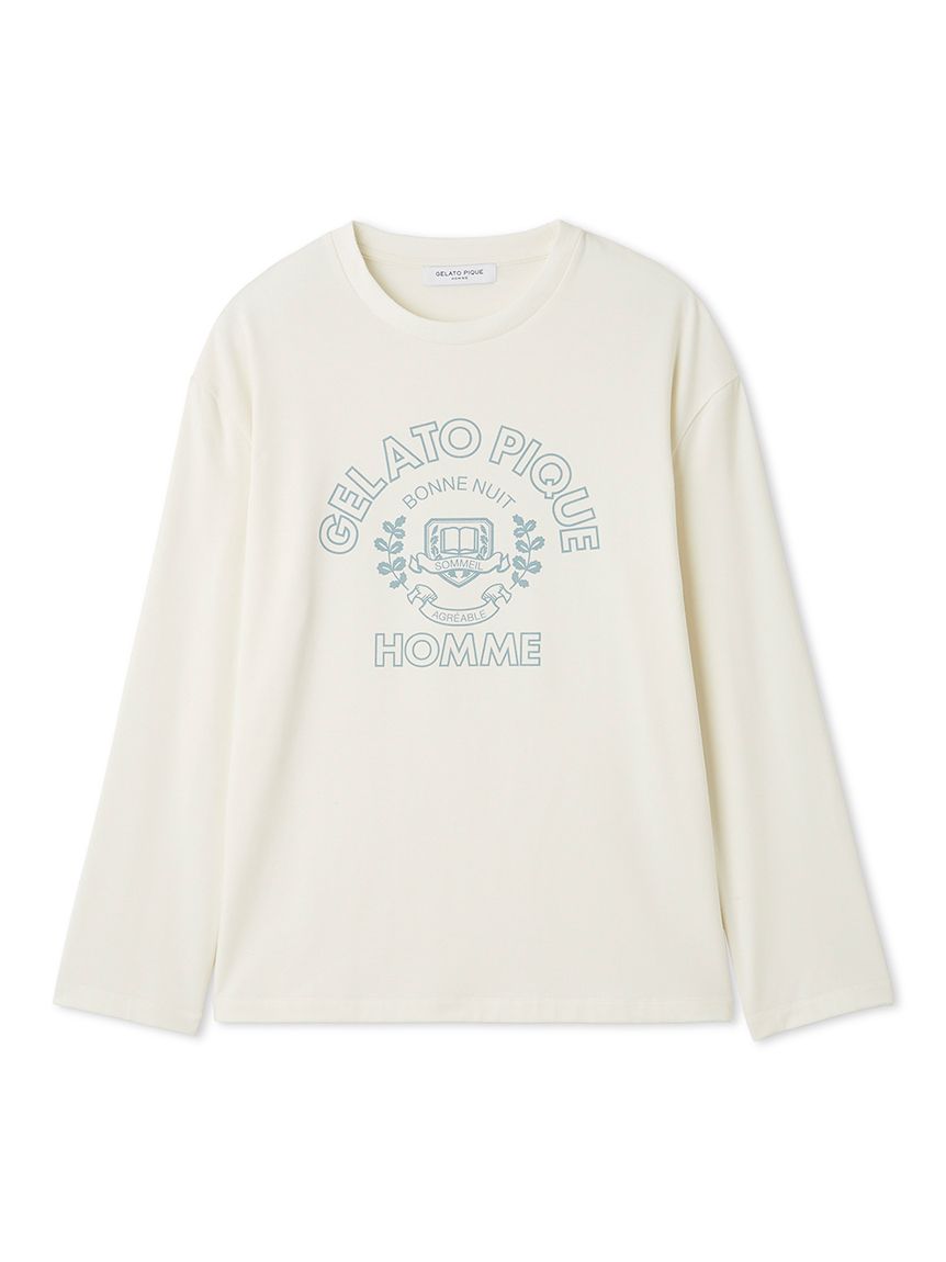 GELATO PIQUE レーヨンロゴ ルームウェア 接触冷感】ルージュチェリーレーヨンロゴTシャツ（ルームウェア