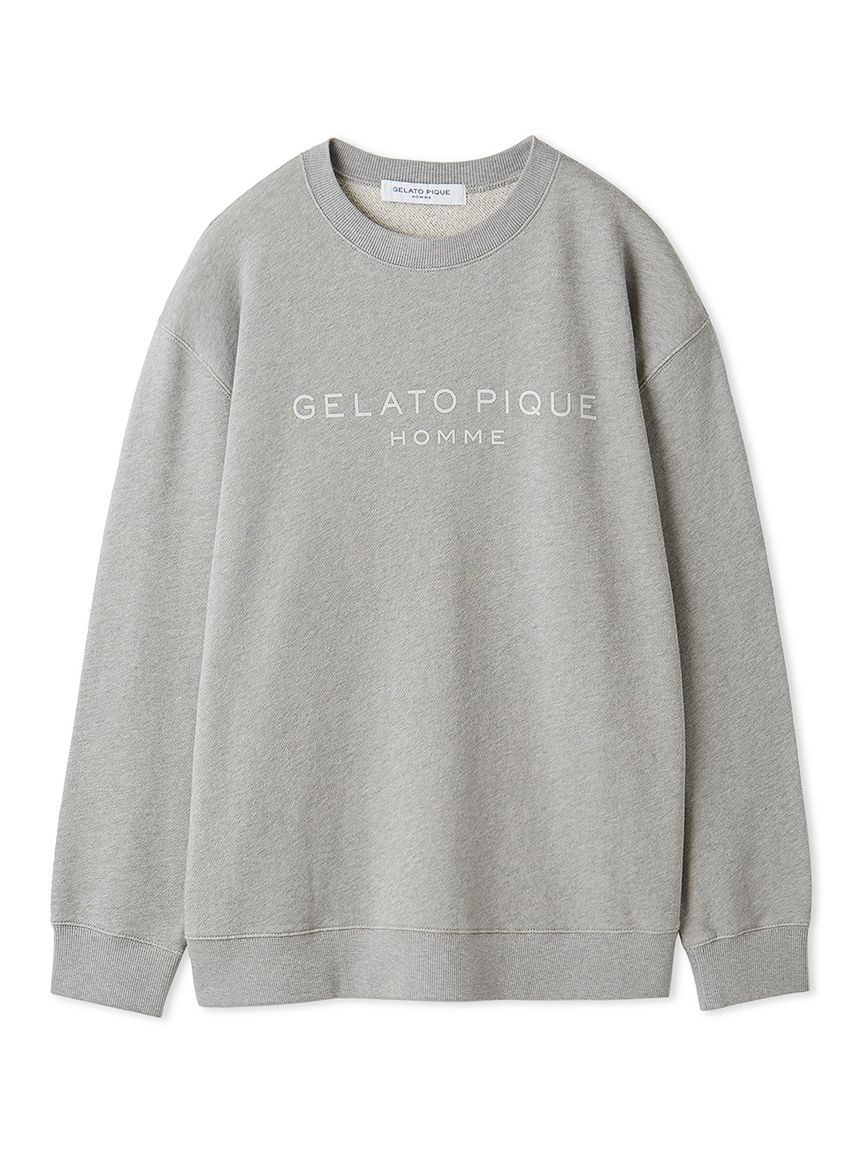【ONLINE限定】【HOMME】コットン裏毛プルオーバー(GRY-M)