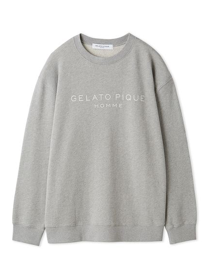 【ONLINE限定】【HOMME】コットン裏毛プルオーバー(GRY-M)
