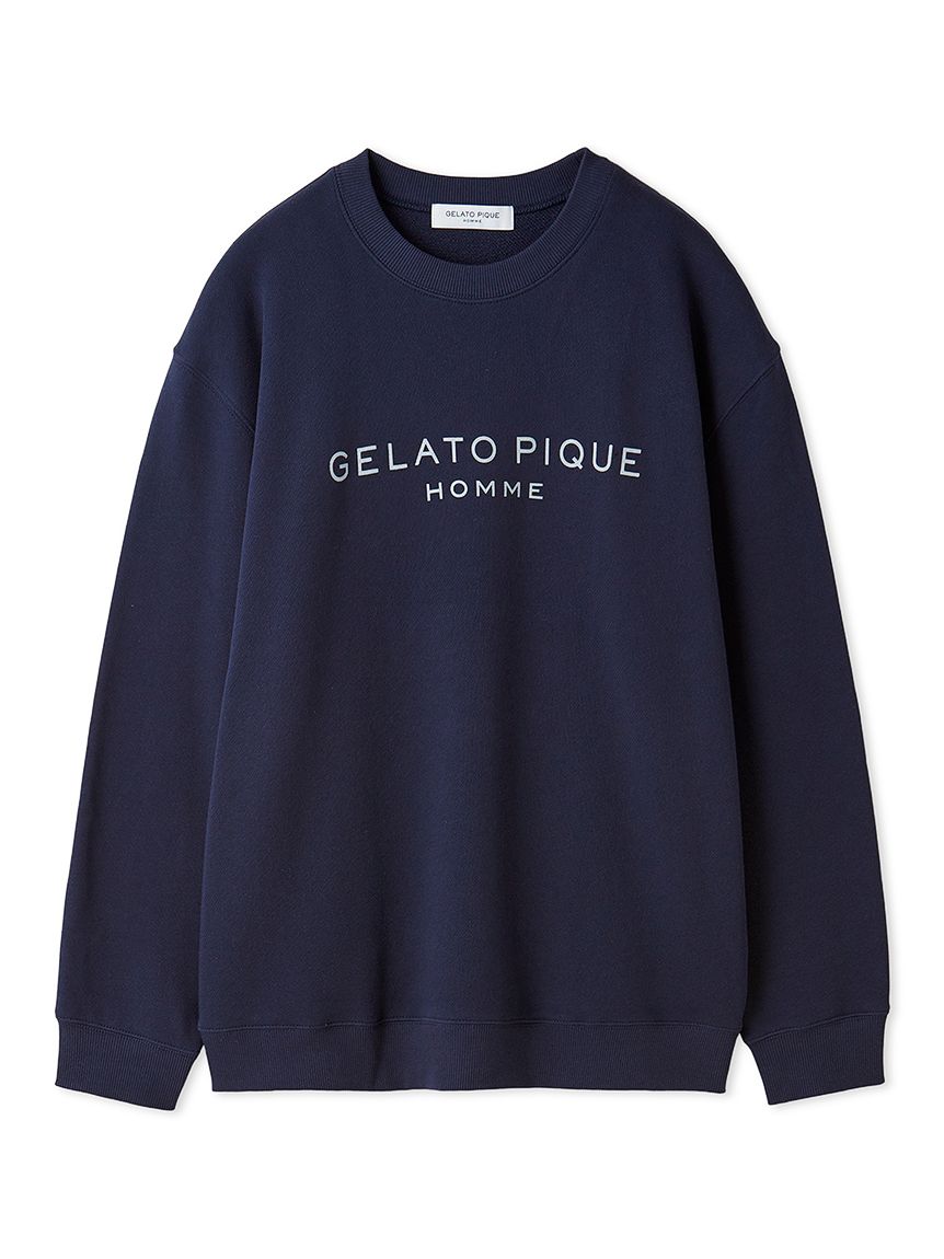 【ONLINE限定】【HOMME】コットン裏毛プルオーバー(NVY-M)