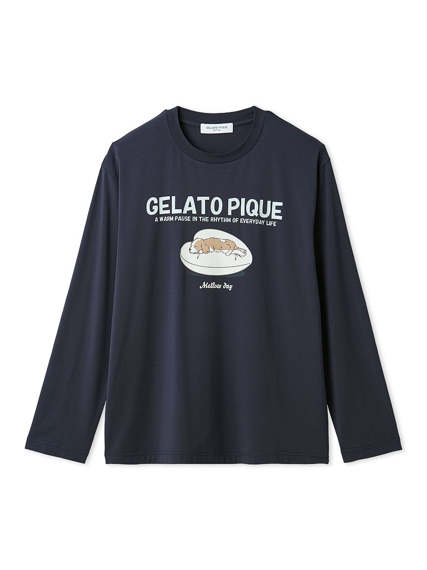GELATO PIQUE グレー ロングスリーブTシャツ　フリーサイズ GELATO PIQUE グレー ロングスリーブTシャツ - メルカリ