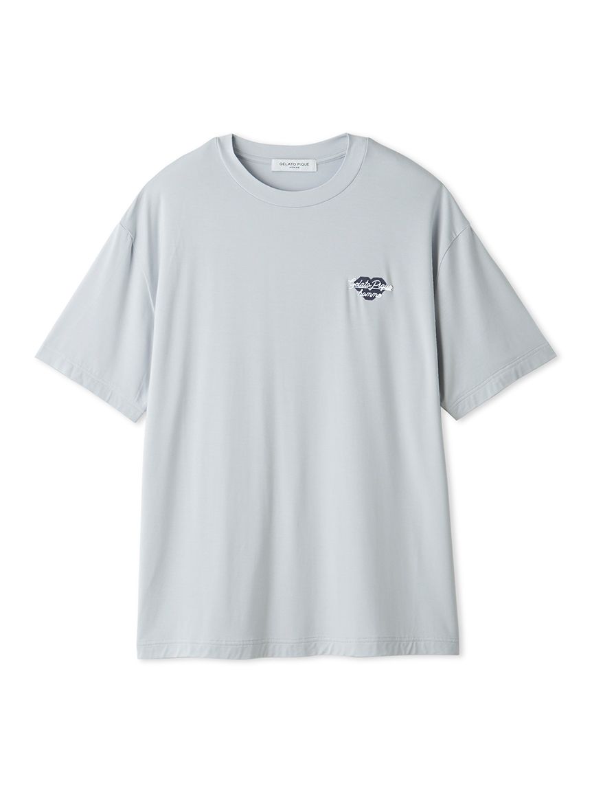 ジェラートピケ　トーンアップTシャツ　グレーとスクエアロゴプルオーバーグレー ONLINE限定カラーあり】【HOMME】ドッグジャガードプルオーバー(ニット