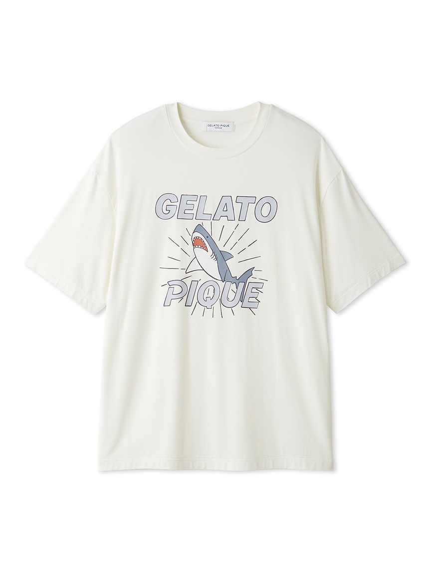 HOMME】【接触冷感】レーヨンシャークTシャツ(カットソー・Tシャツ