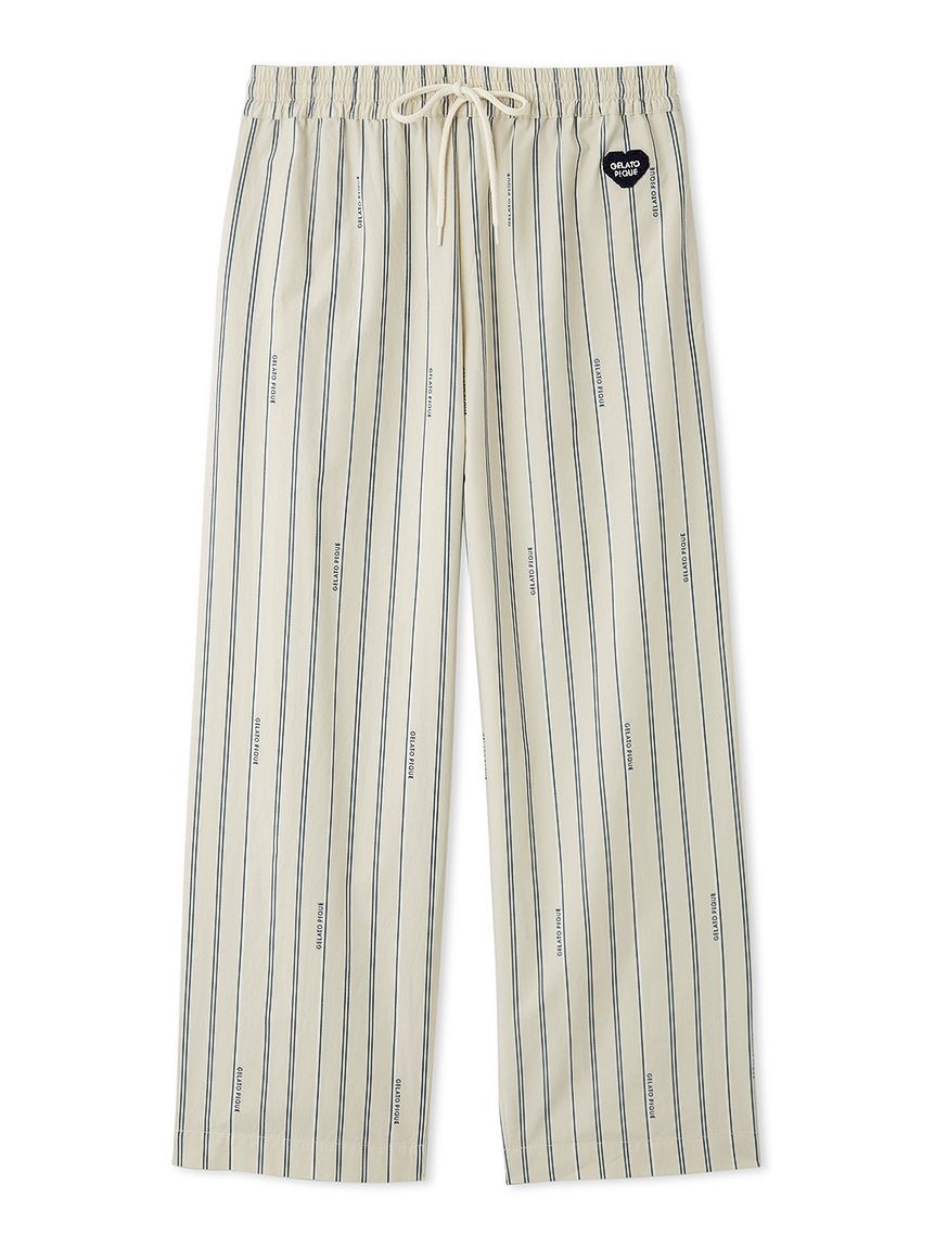 【ONLINE限定】【HOMME】ハートワッペンロングパンツ(STRIPE-M)