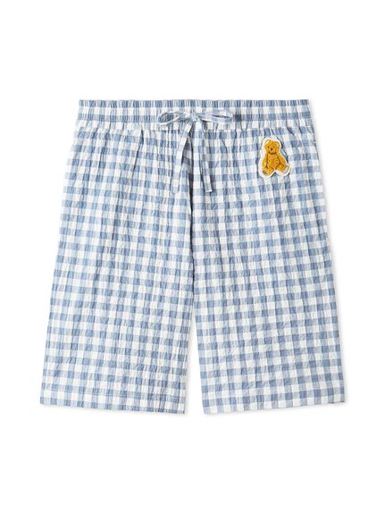【ONLINE限定】【HOMME】ギンガムチェックハーフパンツ