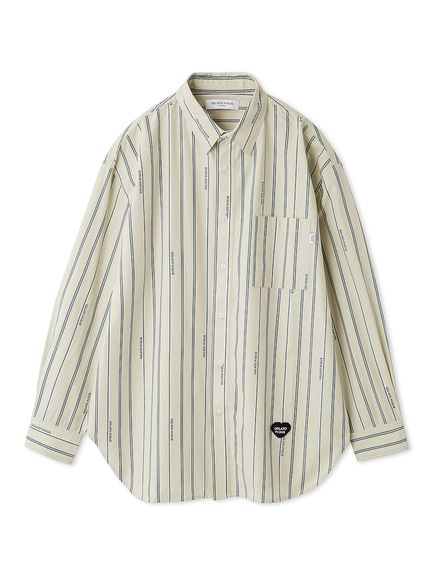 【ONLINE限定】【HOMME】ハートワッペンレギュラーカラーシャツ