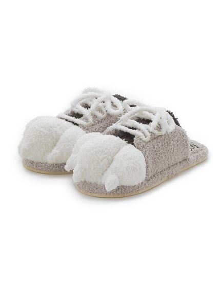 【KOUSUKE SHIMIZU】【HOMME】ベビモコルームシューズ(GRY-F)