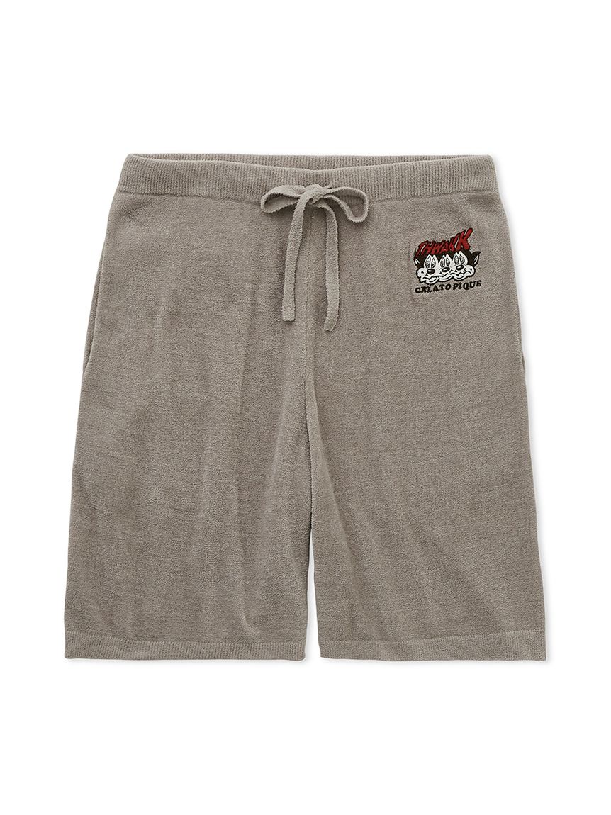 【KOUSUKE SHIMIZU】【HOMME】エアモコジャガードハーフパンツ(GRY-M)