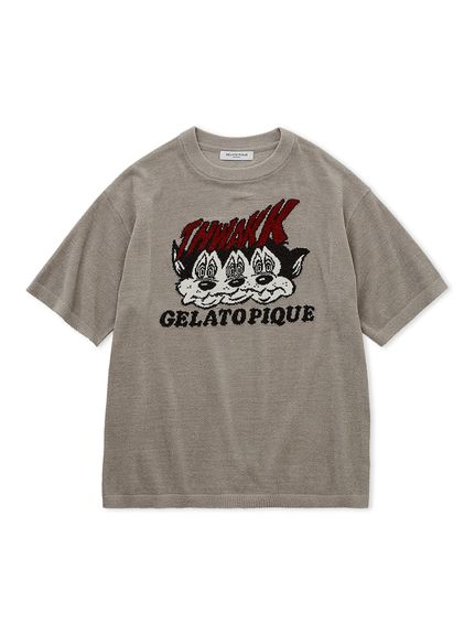 【KOUSUKE SHIMIZU】【HOMME】エアモコジャガードプルオーバー(GRY-M)