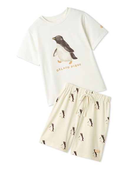＊未開封＊シーズー ワンポイント ロンT シーズー柄 ショートパンツ セット b JUNIOR】【接触冷感】シーアニマル柄ワンポイントTシャツ&ショート