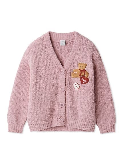 【新品未使用】ジェラートピケ　ドーナツベアプリントルームウェアセット　ピンク gelato pique（ジェラートピケ）の「【KIDS】ドーナツベアワン