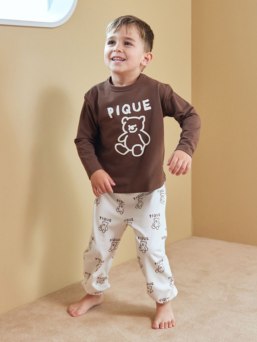 KIDS】ペイント柄ロングパンツ(ロングパンツ)｜ルームウェア・パジャマ