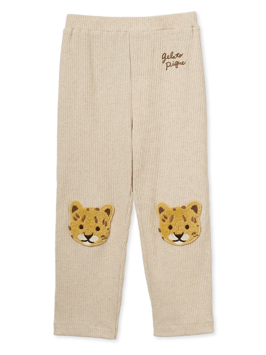 KIDS】リブアップリケパンツ(ロングパンツ)｜ルームウェア・パジャマ