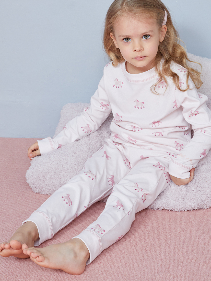 KIDS】ポニー柄ロングパンツ(ロングパンツ)｜ルームウェア・パジャマ