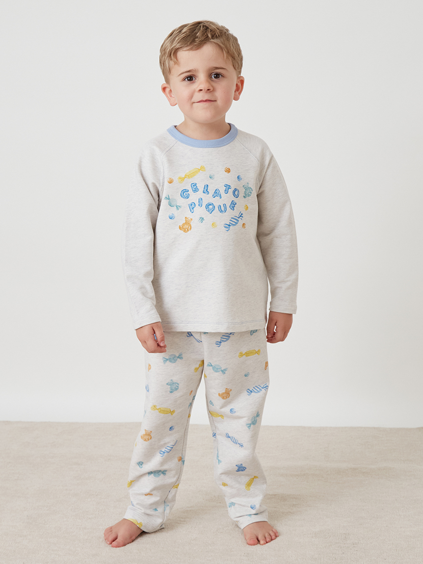 KIDS】キャンディ柄ロングパンツ(ロングパンツ)｜ルームウェア