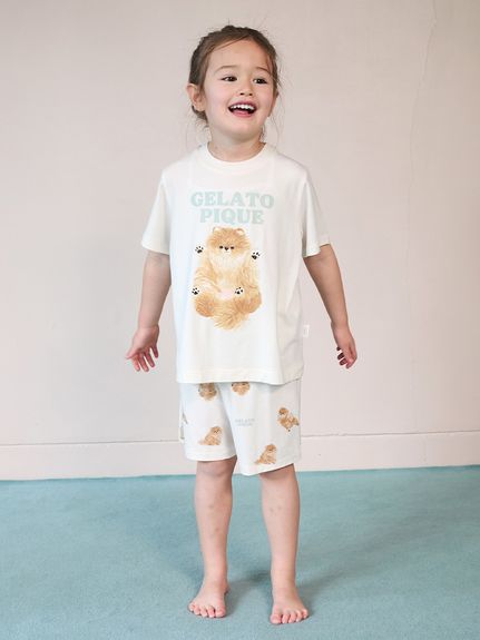 KIDS】ドッグ柄ショートパンツ(ショートパンツ)｜ルームウェア