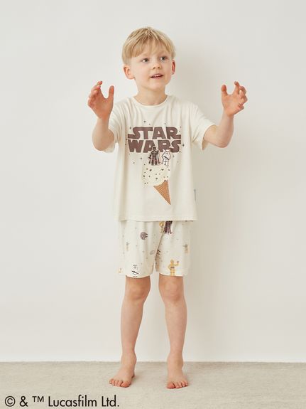 gelato piqueジェラートピケSTAR WARS ショートパンツ シャツ STAR WARS】【キッズ】総柄ショートパンツ(ショートパンツ)｜ルーム
