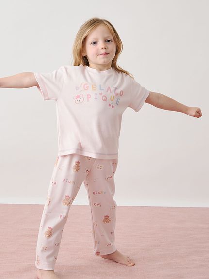 KIDS】ドローイングベア柄ロングパンツ(ロングパンツ)｜ルームウェア