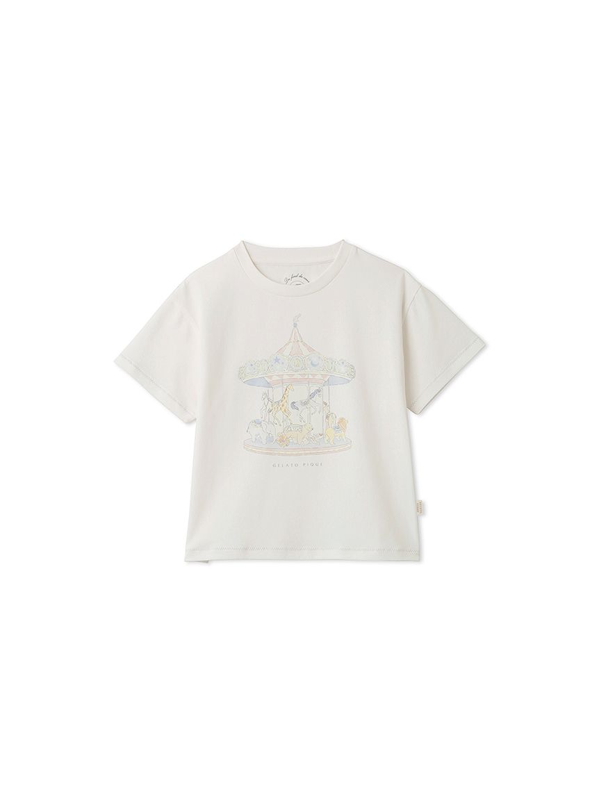 KIDS】メリーゴーランドワンポイントTシャツ(カットソー＆Tシャツ 