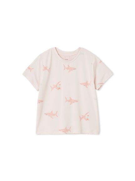 ジェラートピケ　shark柄Tシャツ&ショートパンツ 楽天市場】ジェラートピケ gelato pique 接触冷感 SHARK柄T