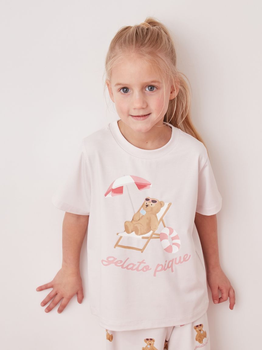 ３時間限定価格　新品タグ付き！　ジェラートピケ シリアルベアTシャツプルオーバー 未使用美品】ジェラートピケ シリアル ベア ポイントTシャツ - メルカリ