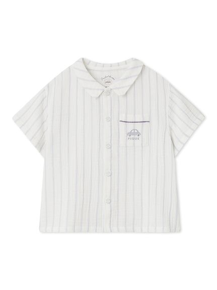 未使用 gelato pique カラーストライプ セットアップ F