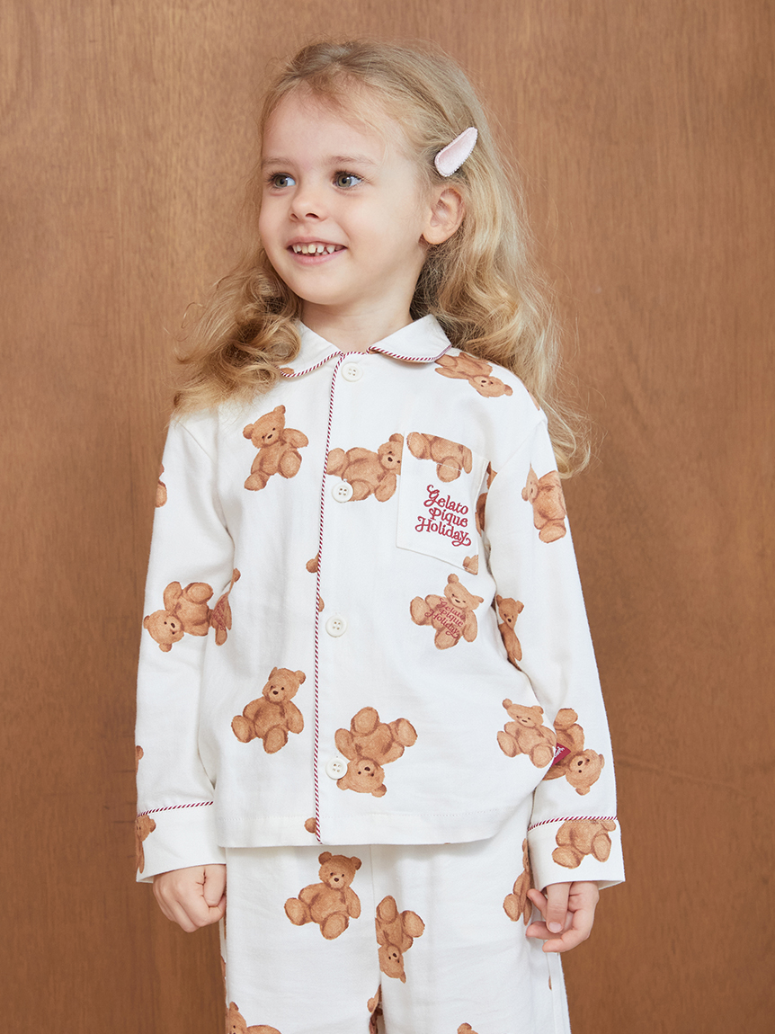 HOLIDAY】【KIDS】ベア柄ネルシャツ(カットソー＆Tシャツ)｜ルーム