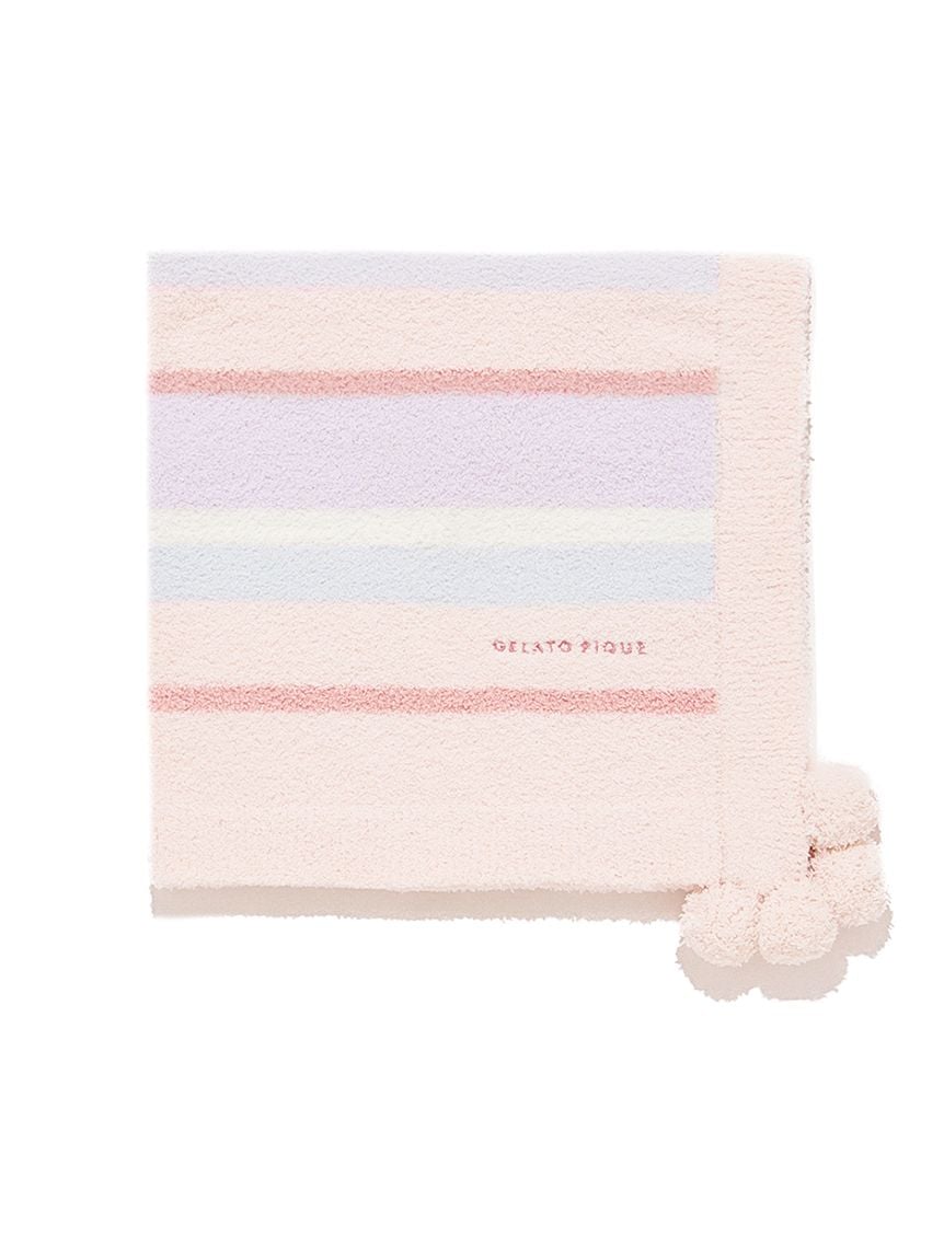 KIDS】ベビモコカラフルボーダーブランケット(グッズ)｜ルーム