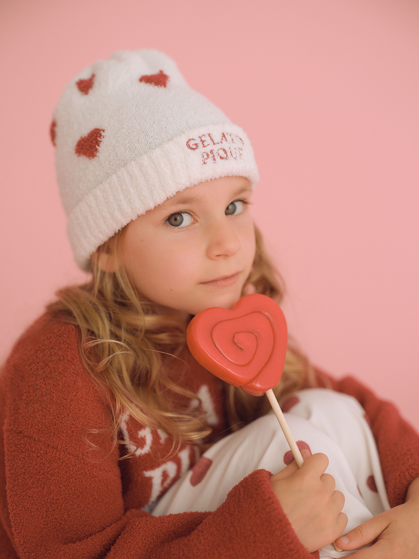 KIDS】エアリーモコハート柄キャップ(グッズ)｜ルームウェア・パジャマ