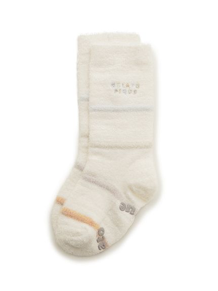 【KIDS】スムーズィーカラフルボーダーソックス(OWHT-9)