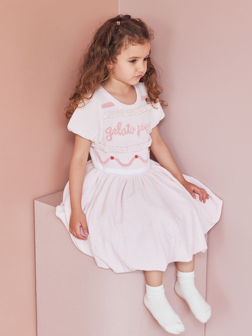 KIDS】エアリーモコホイップケーキワンピース(ワンピース