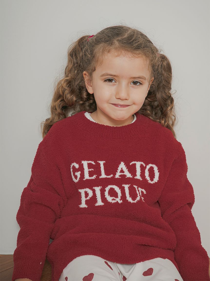 gelato pique ハートモチーフ ニットパジャマ ハートアランカーディガン(カーディガン・ガウン)｜ルームウェア