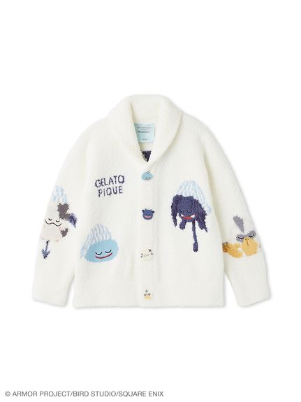 ジェラートピケ ドラゴンクエスト もこもこカーディガン　Mサイズ ドラゴンクエスト】【キッズ】パウダーアソートモンスターカウチン