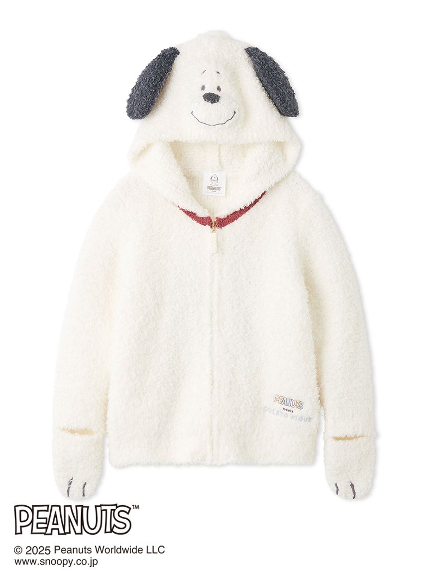 新品　PEANUTS×GELATO PIQUE スヌーピー　パーカー　白 PEANUTS PUPPIES】【KIDS】スヌーピーパーカ(パーカー)｜ルーム