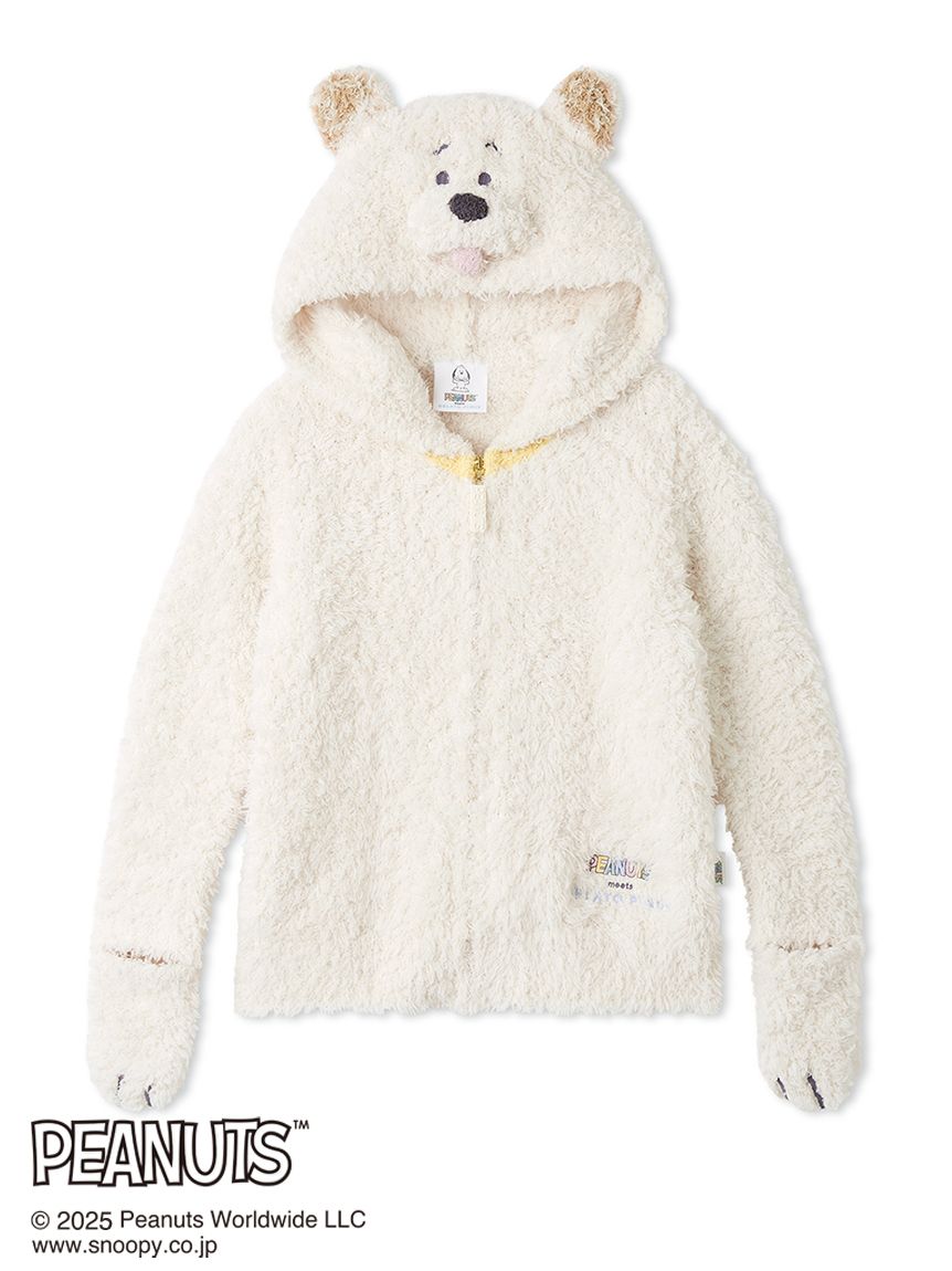 【バラ売り不可】パジャマパーティー うさぎ と パジャマパーティー ピスケ PEANUTS PUPPIES】【KIDS】アンディパーカ(パーカ)｜ルームウェア