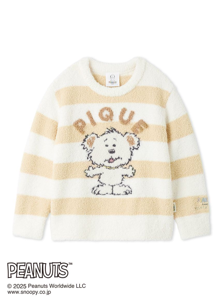 Mサイズ　新品　ピーナッツ　ジェラートピケ　スヌーピー　ベビモコケープ 販路限定カラーあり】【PEANUTS PUPPIES】【KIDS】ベビモコプル