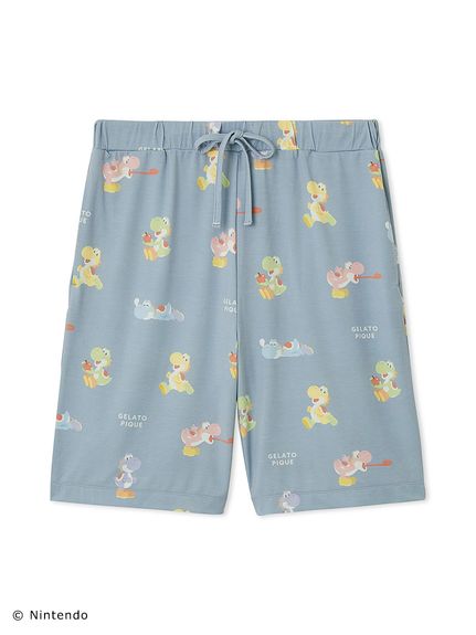 gelatopique ヨッシーコラボ プルオーバーハーフパンツ　グリーン Amazon | [ジェラート ピケ] スーパーマリオ【メンズ】 ヨッシー