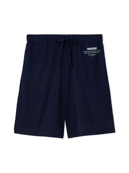 店舗良い JOEL ROBUCHON】【HOMME】【接触冷感】ワンポイントハーフパンツ ルームウェア・パジャマ